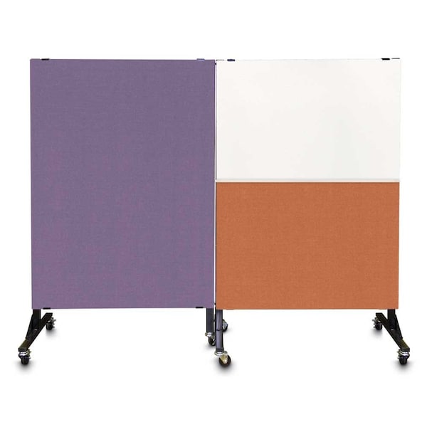 Enclosed Corkboard, 3 Door, 96"x48", 4" Fra, UV3427-BRONZE-SURF